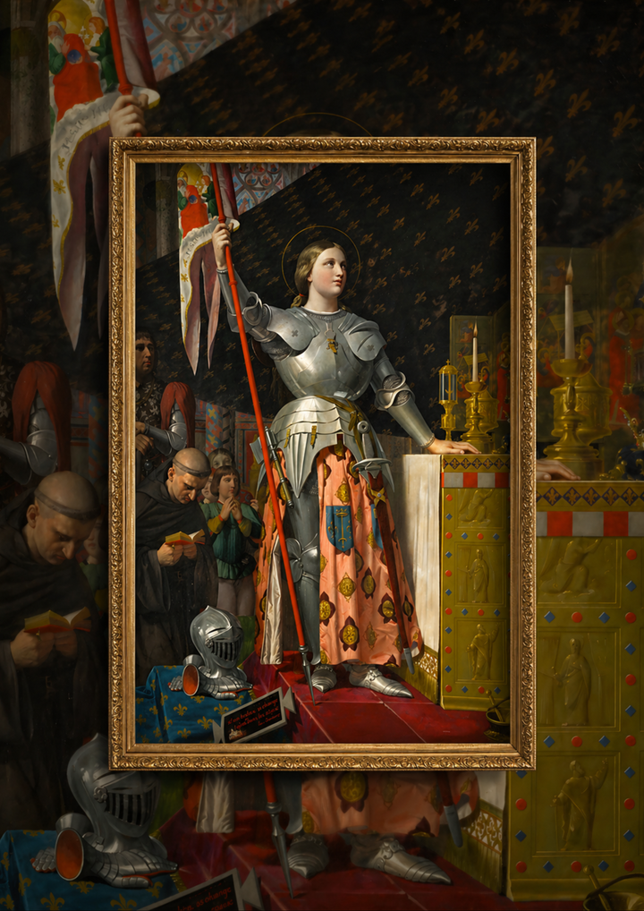 Jeanne d'Arc au sacre du roi Charles VII Waldhari