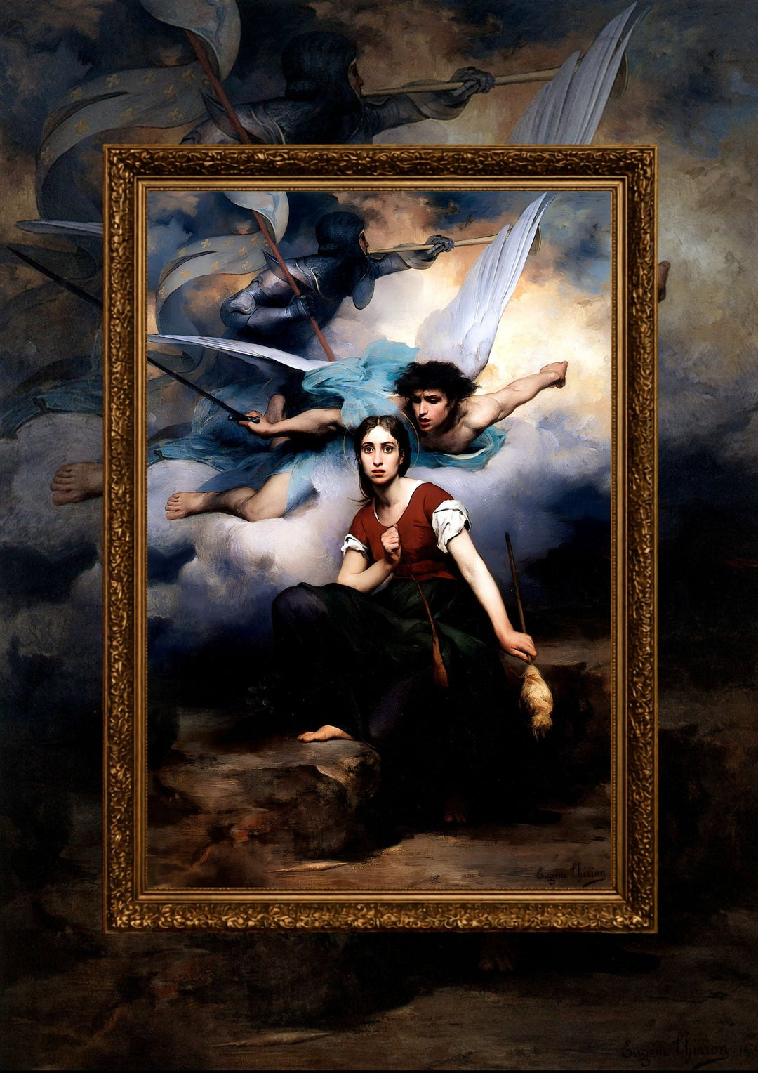 Jeanne d’Arc écoutant les voix Waldhari