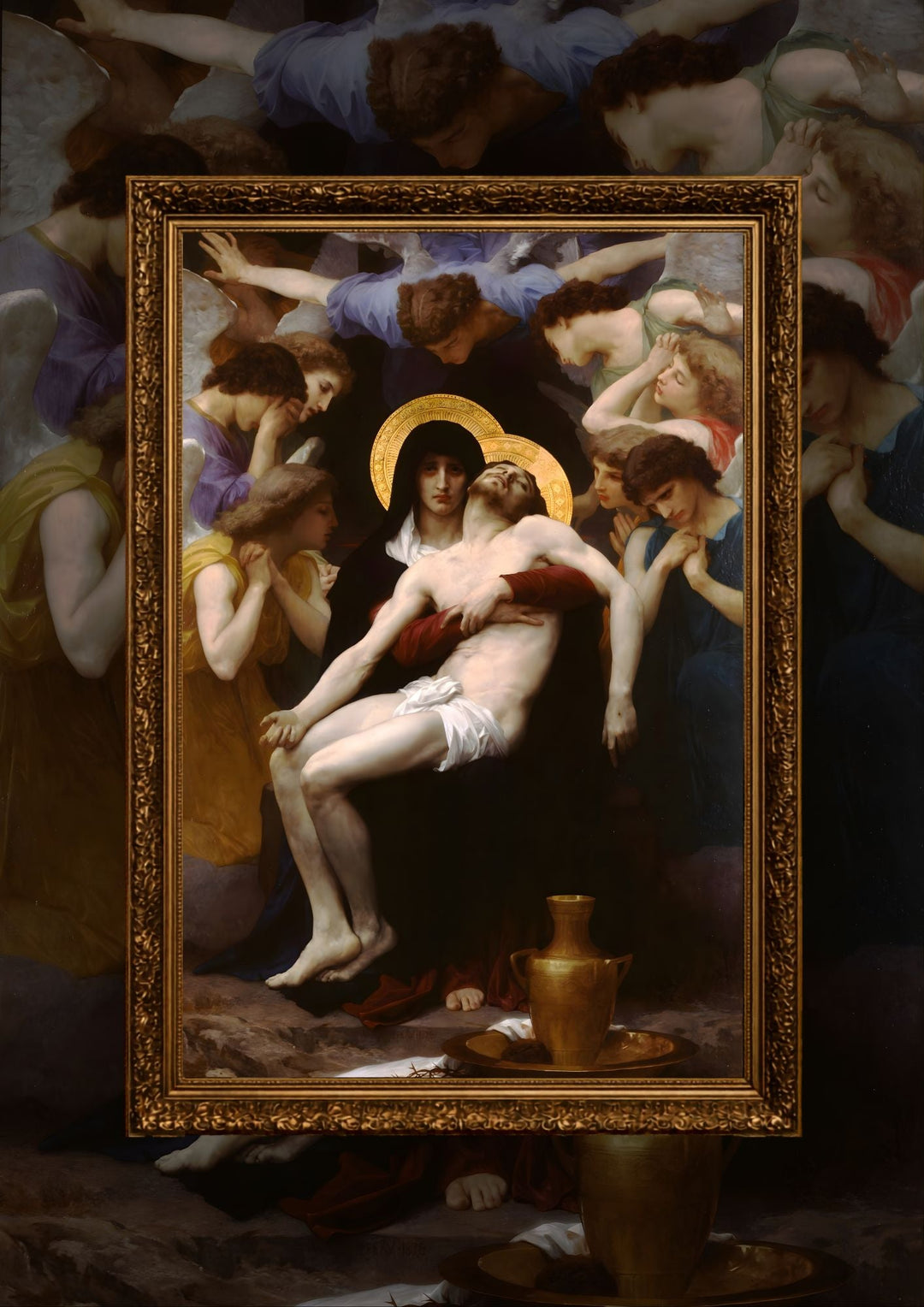 La Pietà entourée d'anges Waldhari