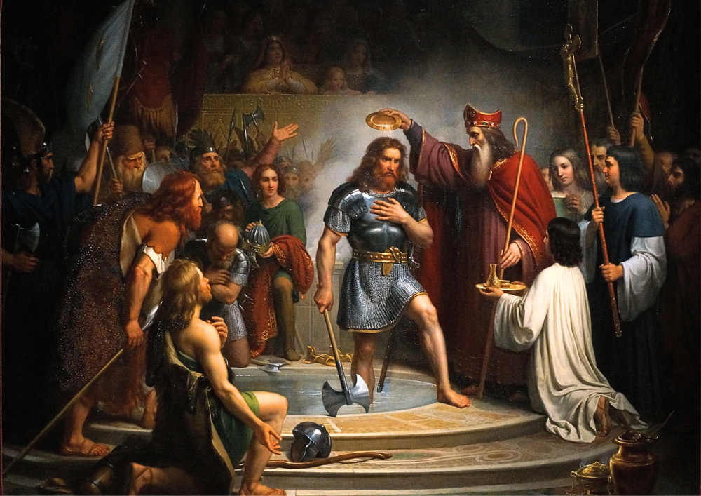 Baptême de Clovis Waldhari
