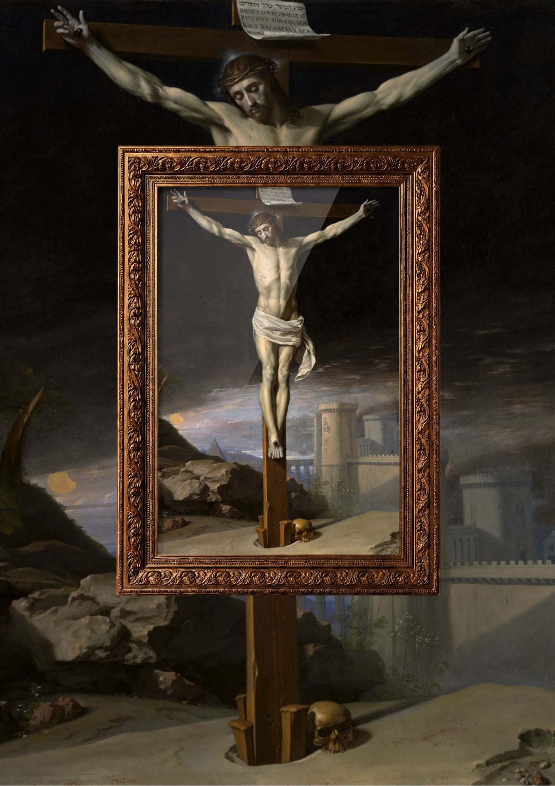 Le Christ mort sur la croix Waldhari