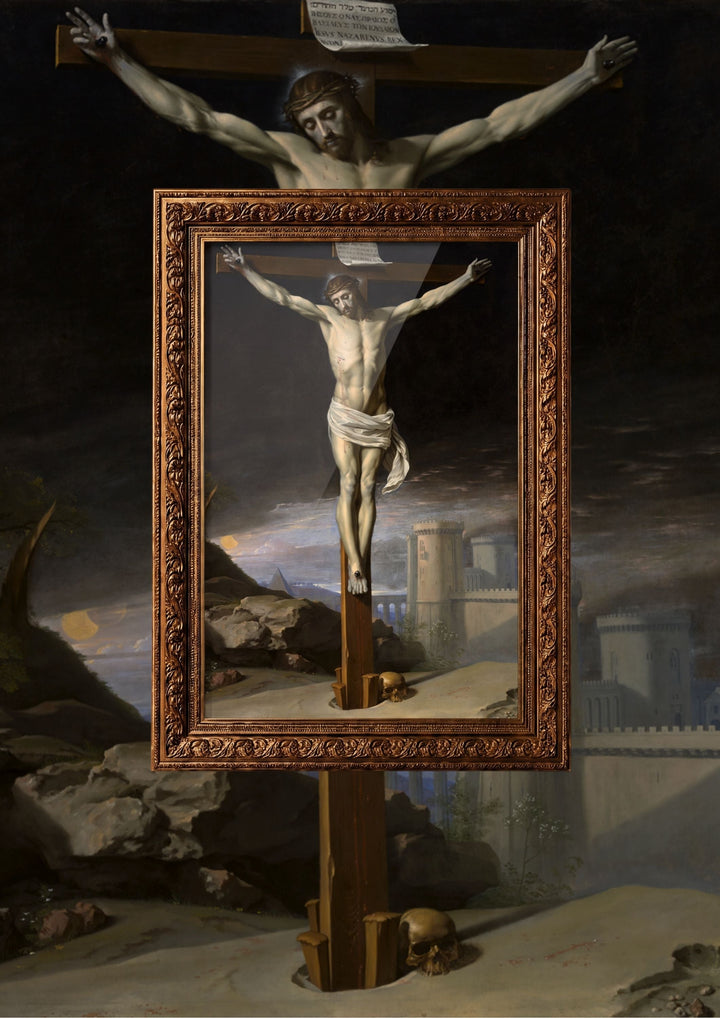 Le Christ mort sur la croix Waldhari