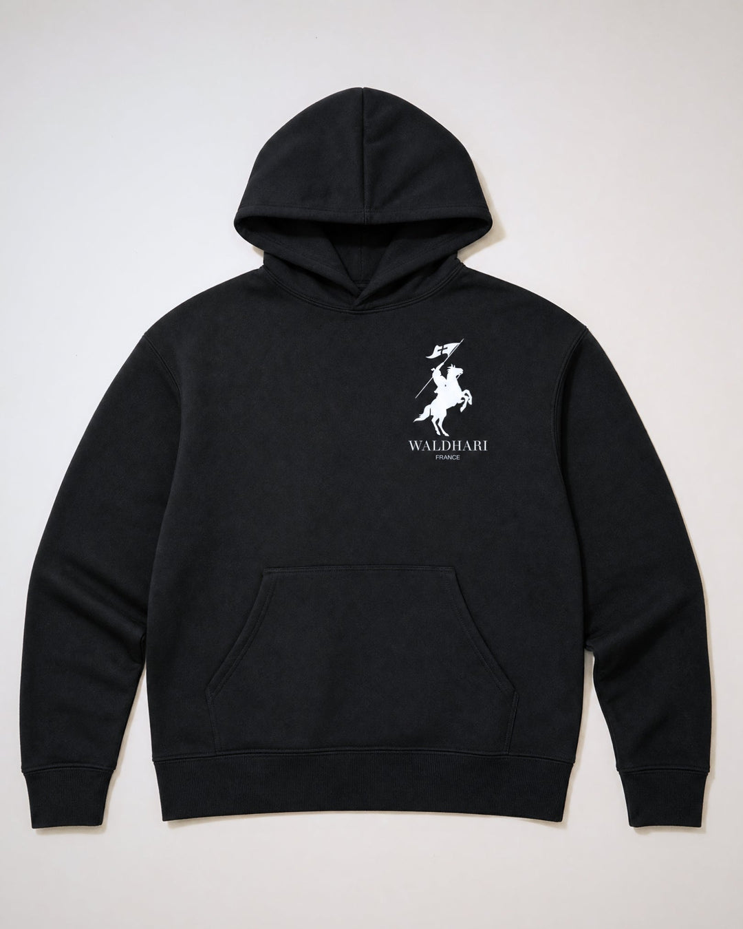 Sweat étendard Noir et Blanc Waldhari