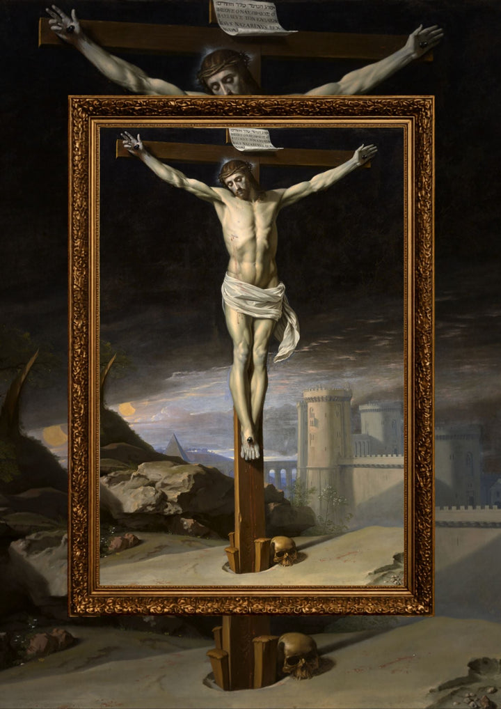 Le Christ mort sur la croix Waldhari