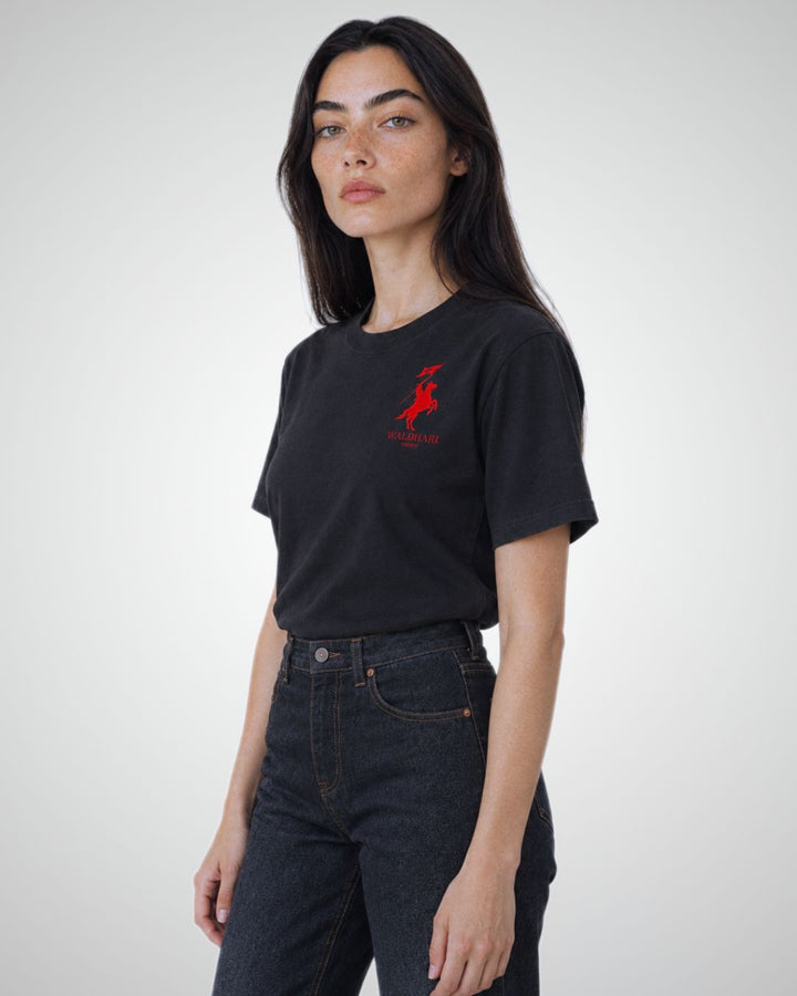 Étendard Noir et Rouge Waldhari