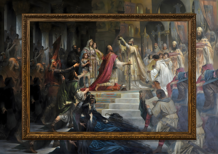 Le Couronnement de Charlemagne Waldhari
