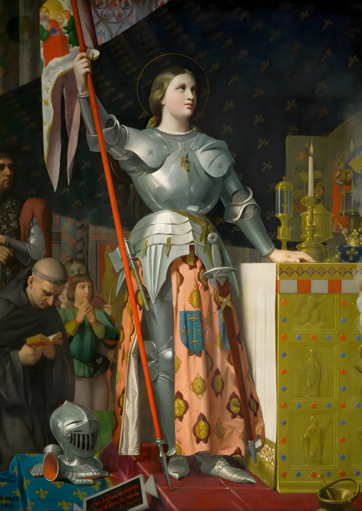Jeanne d'Arc au sacre du roi Charles VII Waldhari
