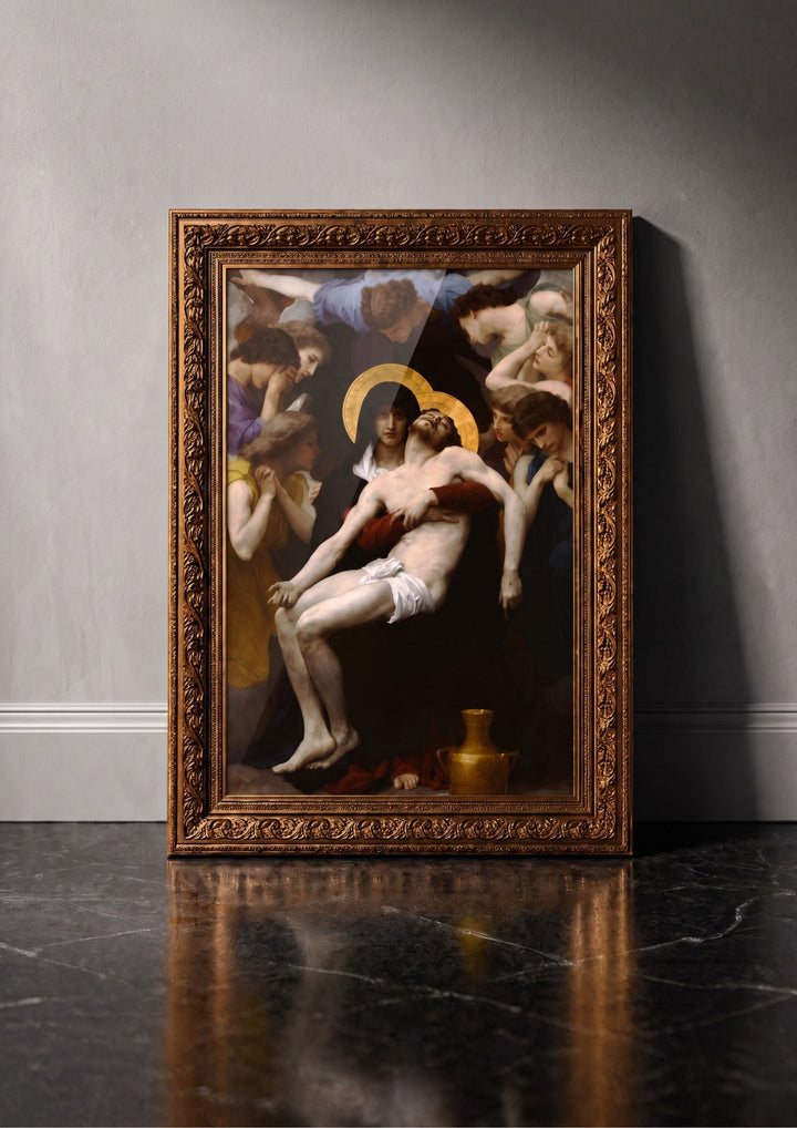 La Pietà entourée d'anges Waldhari