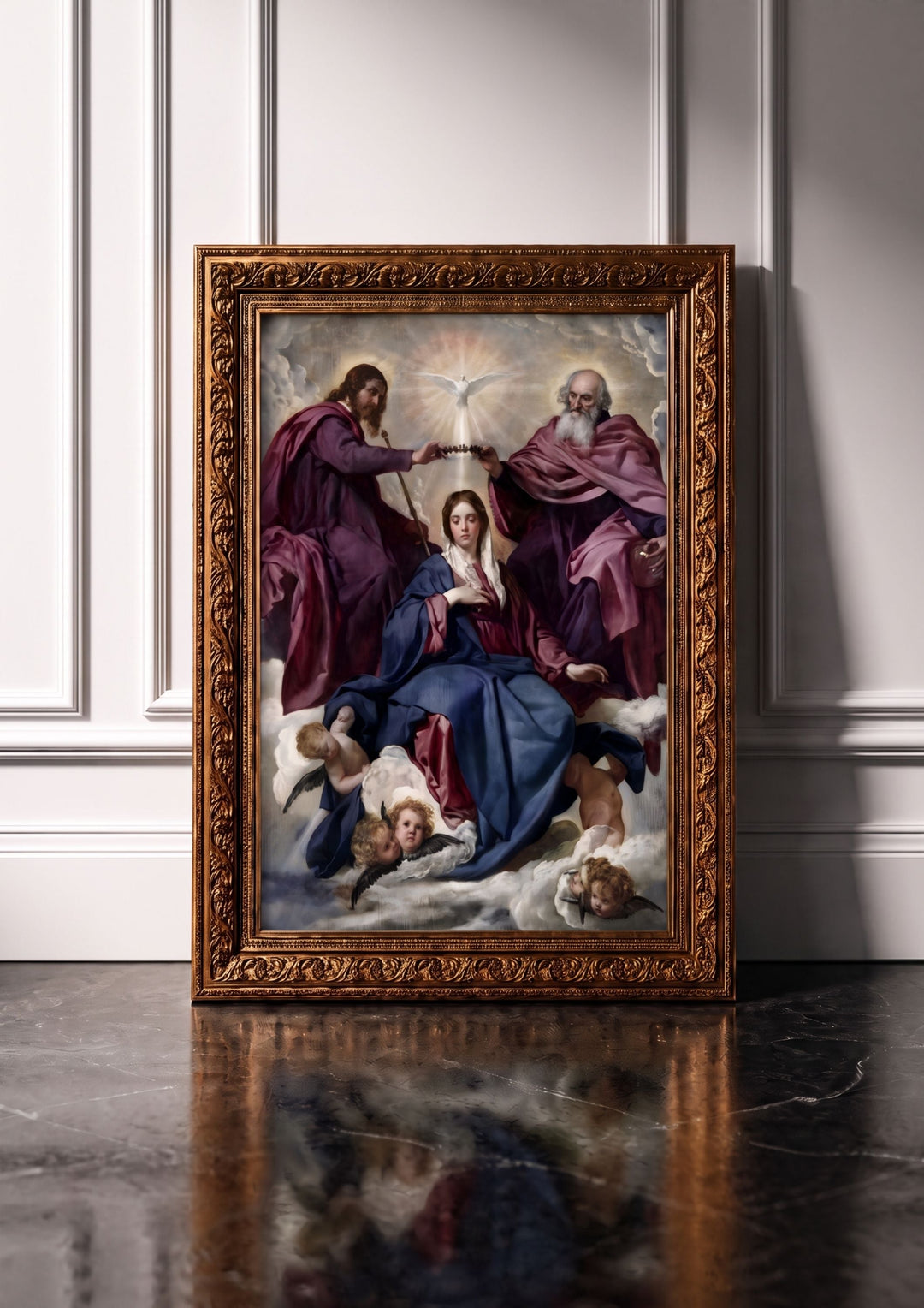 Couronnement de la Vierge Waldhari