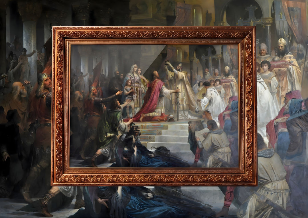 Le Couronnement de Charlemagne Waldhari