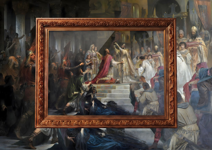 Le Couronnement de Charlemagne Waldhari