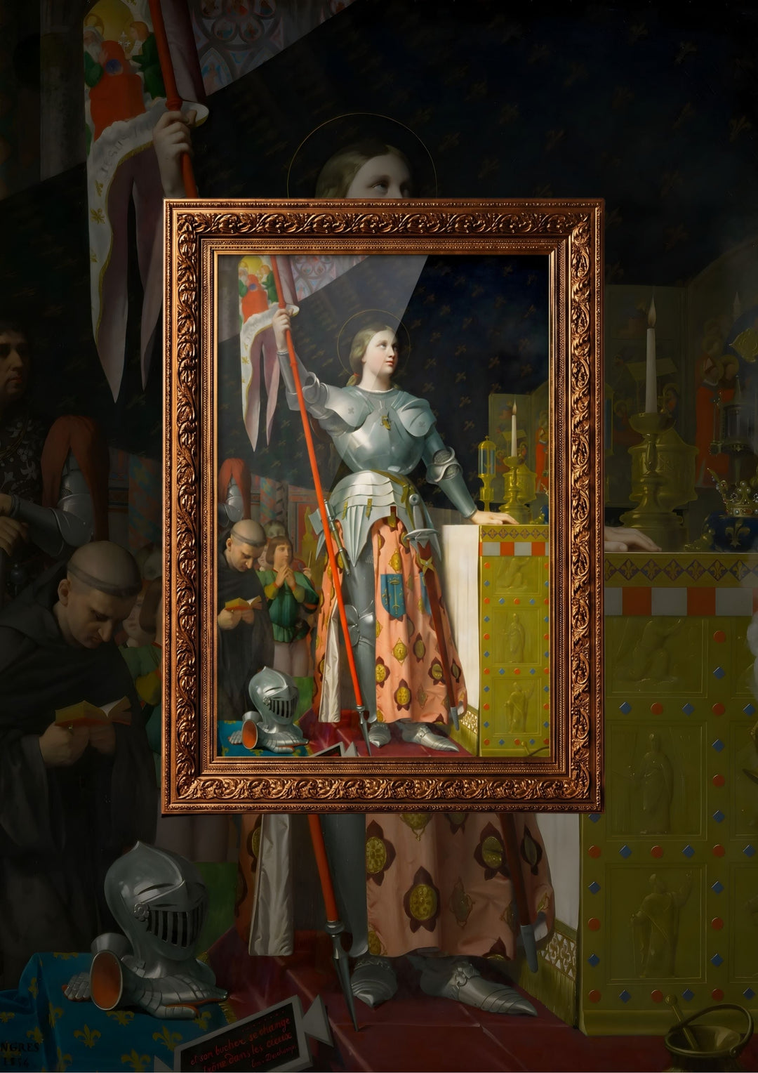 Jeanne d'Arc au sacre du roi Charles VII Waldhari