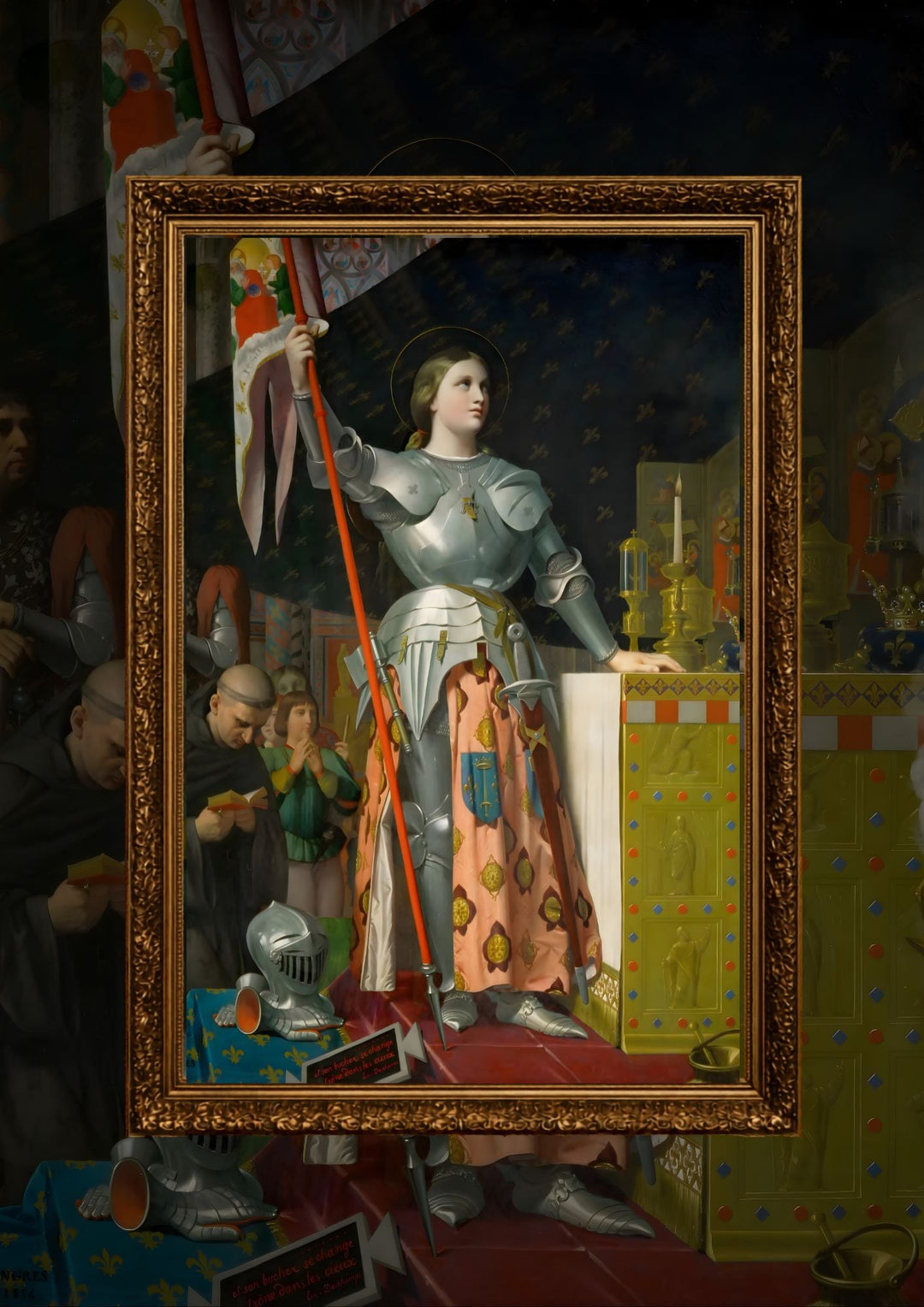 Jeanne d'Arc au sacre du roi Charles VII Waldhari