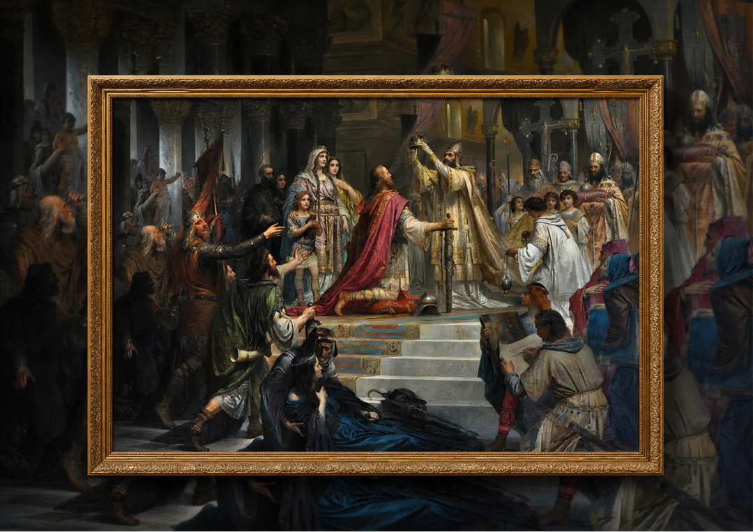 Le Couronnement de Charlemagne Waldhari