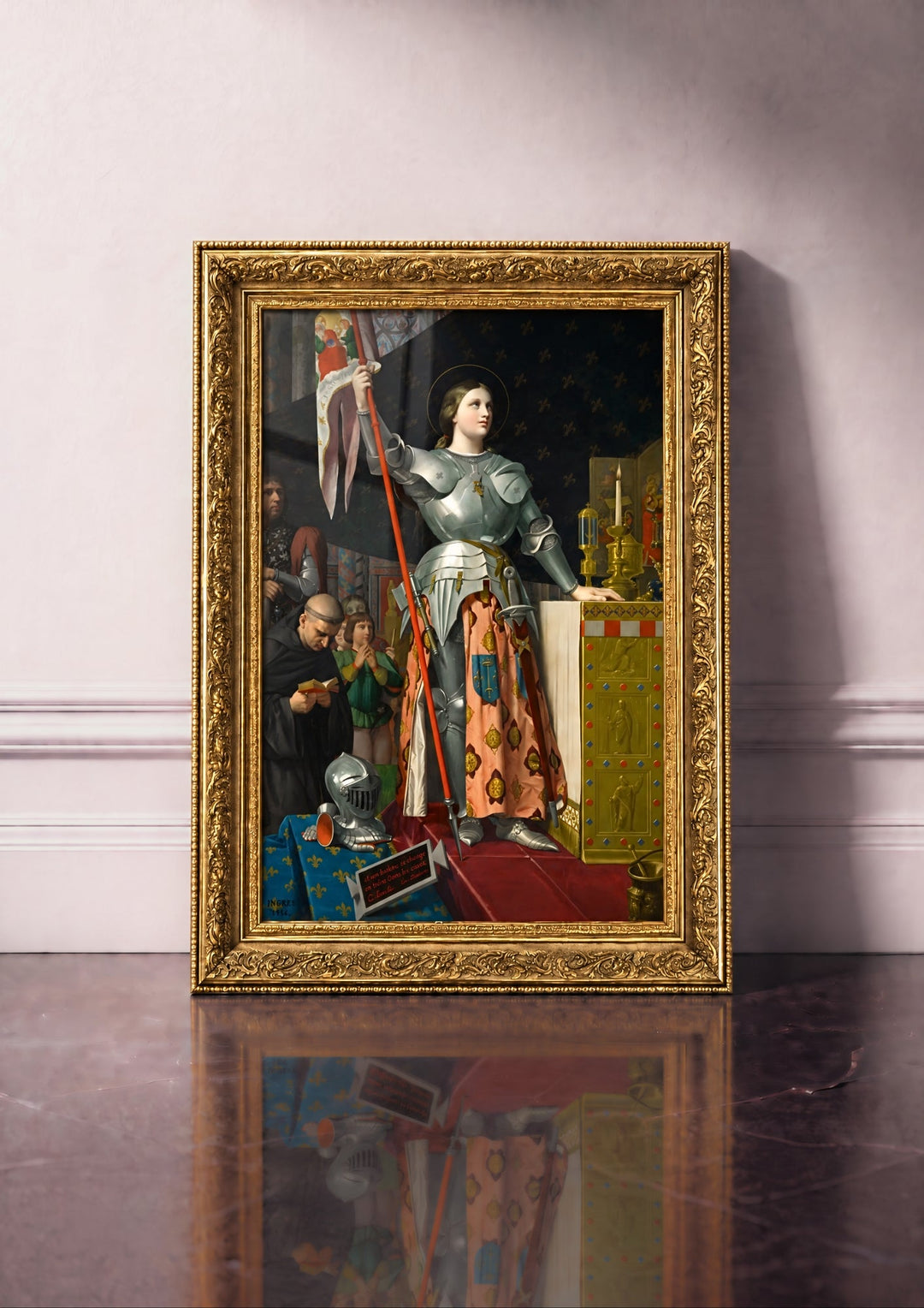 Jeanne d'Arc au sacre du roi Charles VII Waldhari