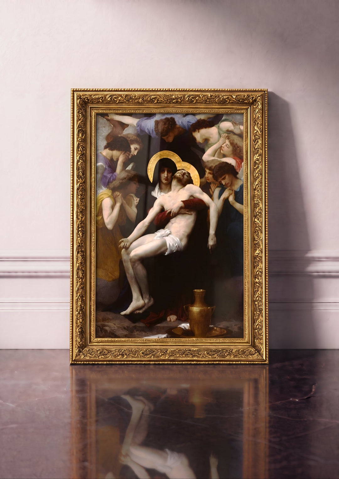 La Pietà entourée d'anges Waldhari