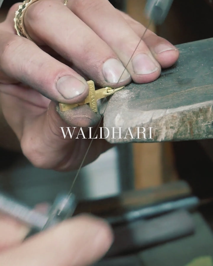 "DEUS VULT" Catholic Cross in solid silver